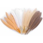 Kachní peří délka 9-14 cm Varianta: 10 černá, Balení: 1 sáček – Hledejceny.cz