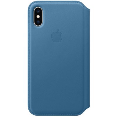 Apple iPhone XS Max Leather Folio Cape Cod Blue MRX52ZM/A – Hledejceny.cz