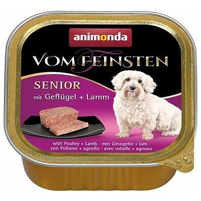 Animonda Vom Feinsten Senior drůbež & jehně 5 x 150 g – Zboží Mobilmania