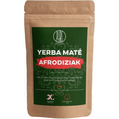 BrainMax Pure Yerba Maté - Afrodiziak, 1000 g