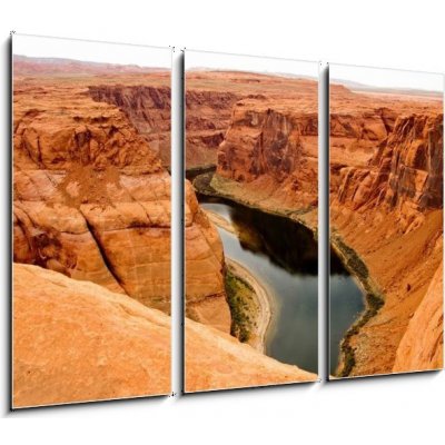 Obraz 3D třídílný - 105 x 70 cm - The Grand Canyon Velký kaňon – Zboží Mobilmania