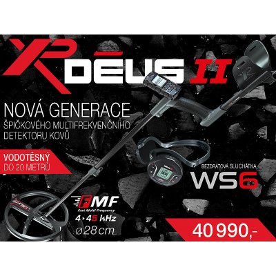 XP Metal Detectors DEUS II 28 FMF RC WS6