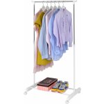 Pojízdný věšák na oblečení ALIK - bílý – Zboží Dáma