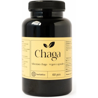 Herbatica Čaga sibiřská 60 veganských kapslí 300 mg – Hledejceny.cz