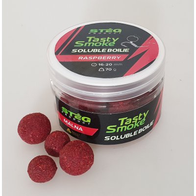 Stég Product TASTY SMOKE SOLUBLE Boilies 70g 16-20mm Raspberry – Zbozi.Blesk.cz