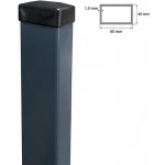 EKOfence plotový sloupek 60x40mm ZnPVC 1800mm antracit – Sleviste.cz