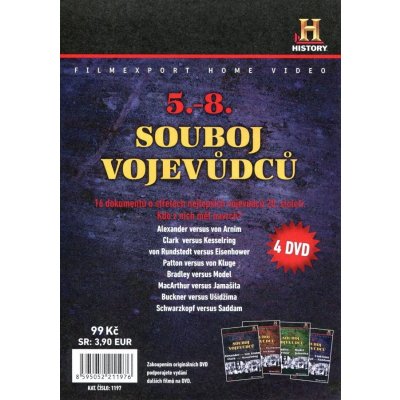 Souboj vojevůdců - 5-8 DVD – Hledejceny.cz