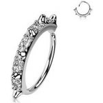 Šperky4U septum piercing do nosu/ucha kruh N0169-ST – Sleviste.cz
