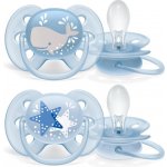 Philips Avent šidítko Ultrasoft Deco pro kluky modrá 2 ks – Sleviste.cz