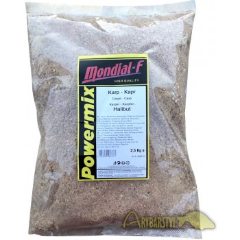 Mondial F Krmítková směs Powermix Carp 2,5kg Halibut