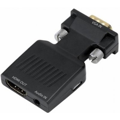 PremiumCord Převodník VGA na HDMI s audio vstupem a audio kabelem – Zbozi.Blesk.cz