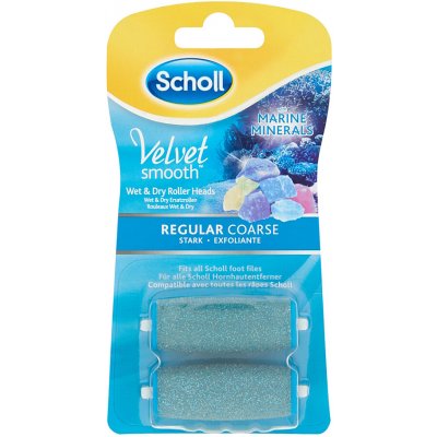Scholl Velvet Smooth středně drsná s mořskými minerály 2 ks – Sleviste.cz