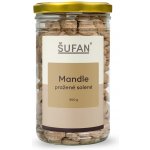 ŠUFAN Mandle pražené solené ve skle Španělsko 500 g – Zboží Dáma