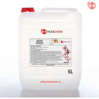 Hexachem Benzín lékárenský / lékařský p.a 5000 ml – HobbyKompas.cz