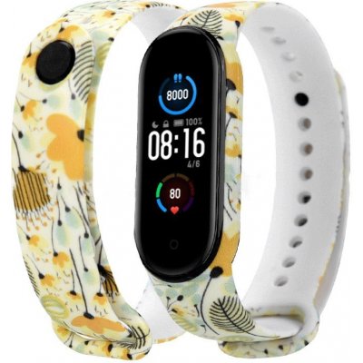 Xiaomi Mi Band 5/6 náhradní náramek Pampeliška MBSCZ-5PAM – Zboží Živě