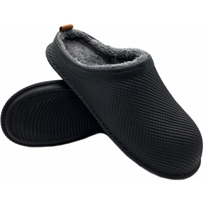 Gezer Pánské clogsy plné s kožíškem černá – Sleviste.cz