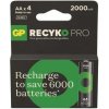 Baterie nabíjecí GP ReCyko Pro Professional AA 4 ks B26204