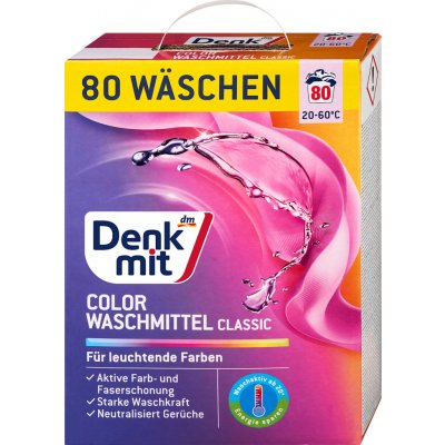 Denkmit Color Classic prací prášek na barevné prádlo 80 PD – Sleviste.cz