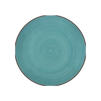 Lamart LT9082 keramický mělký talíř Happy 26,8 cm modrá