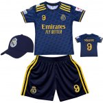 Numberoplus Premium dětský fotbalový dres + fotbalová kšiltovka Real Madrid FC Emirates Fly Better Kylian Mbappe 9 – Zboží Dáma