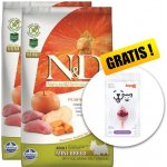 N&D Pumpkin Dog Adult Mini Grain Free Boar & Apple 2 x 7 kg – Hledejceny.cz