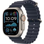 Apple Watch 49mm námořnicky modré prodloužení Oceánského řemínku - provedení z přírodního titanu MXTJ3ZM/A – Sleviste.cz