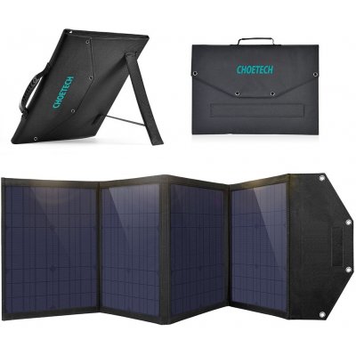 ChoeTech Foldable Solar Charger Solární panel 100W Black SC009 – Zboží Mobilmania