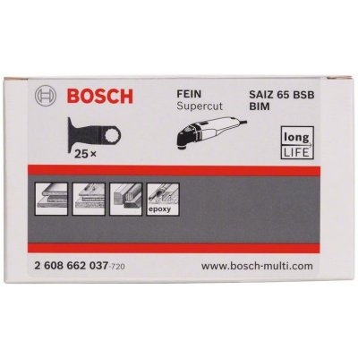 Bosch SAIZ 65 BSB Hard Wood Bimetalový ponorný pilový list 2608662037 – Zboží Mobilmania