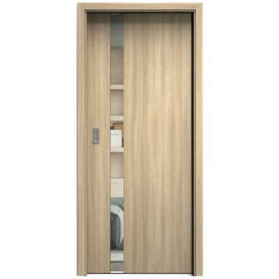Sapeli Harmonie Komfort M83 posuvné dub Hikari 80 x 210 cm Čiré sklo – Hledejceny.cz