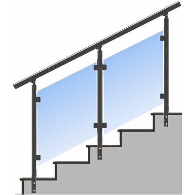 HK Zábradlí na schody E3BSC-2 1000 x 1000 B – HobbyKompas.cz