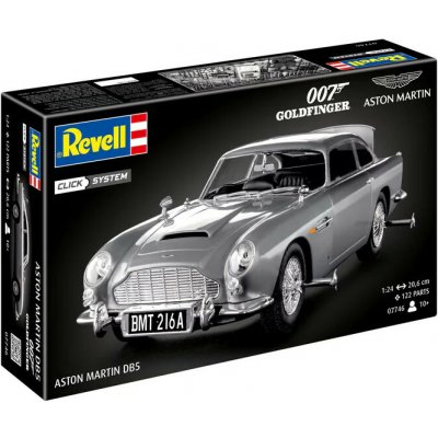 Revell Aston Martin DB5 James Bond 007 – Goldfinger Click System 1:24 – Hledejceny.cz