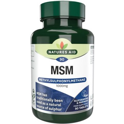 Natures Aid MSM 1000 mg 90 tablet – Hledejceny.cz