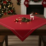 Mybesthome Dekorační ubrus Edgar 85x85 cm červená – Sleviste.cz