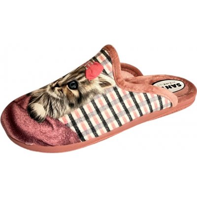 Santé AB/29266 Salmon dámské domácí pantofle kotě růžová – Zboží Dáma