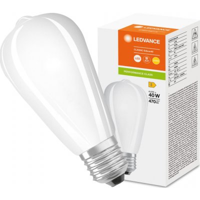 LEDVANCE Žárovka LED LED EDISON40 4W 827 FILCL E27 P – Hledejceny.cz