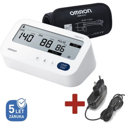 Omron M3 comfort + síťový zdroj – Zboží Mobilmania