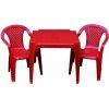 Dětský zahradní nábytek Progarden Sada 2 židličky a stoleček červená