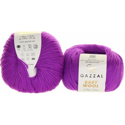 Gazzal Baby Wool 815 fuchsiová – Hledejceny.cz