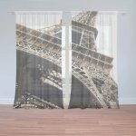 Sablio Záclony Eiffel Tower 6: 2ks 150x250cm – Hledejceny.cz