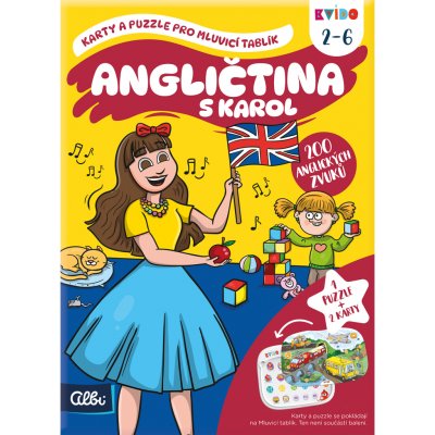 Albi Angličtina s Karol - Karty a puzzle pro Mluvicí tablík 2 - Kvído – Hledejceny.cz