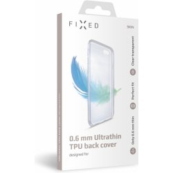 FIXED Ultratenké TPU gelové pouzdro Skin pro Apple iPhone 14 Plus, 0,6mm, čirá FIXTCS-929