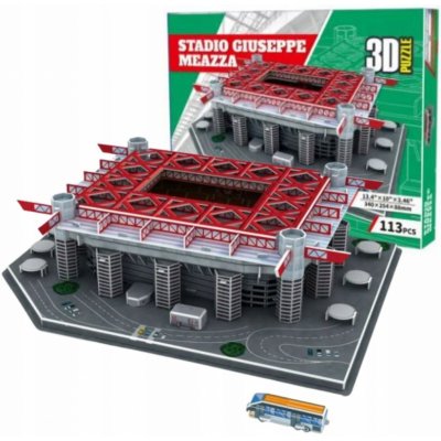HABARRI Puzzle 3D fotbalový stadion AC Milán / Inter Milán FC - "San Siro", 154 ks – Zbozi.Blesk.cz