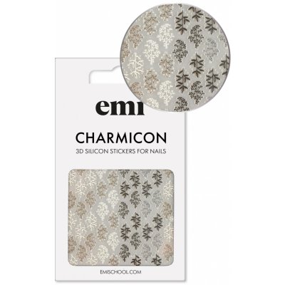 E.Mi Charmicon 3D Silicone Stickers 225 Natural Pattern samolepka – Zboží Dáma