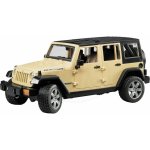 Bruder 2525 Auto JEEP WRANGLER RUBICON béžová – Zboží Dáma