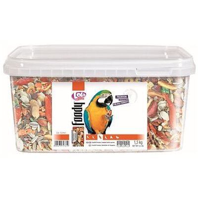 LOLO Foody kompl.krmivo pro velké papoušky 3 L – Zboží Dáma