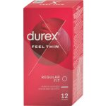 Durex Feel Thin Regular Fit 12 ks – Zboží Mobilmania