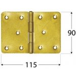 Domax závěs stavební Z115 115x90x2,5mm – Hledejceny.cz