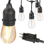 Verk 12300 LED Venkovní řetěz girlanda 15 žárovek IP44 15 m – Hledejceny.cz
