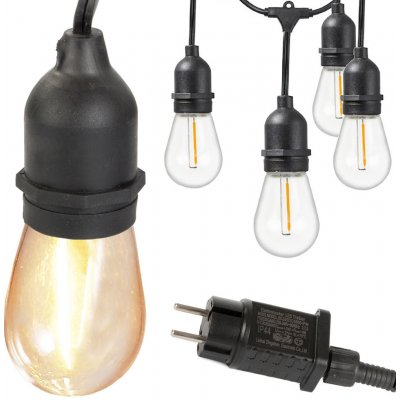 Verk 12300 LED VenkovníImitaceační řetěz girlanda 20 žárovek IP44 20 m – Hledejceny.cz
