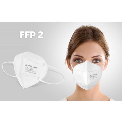 Bellatex respirátor FFP2 bílá 1 ks – Zboží Dáma